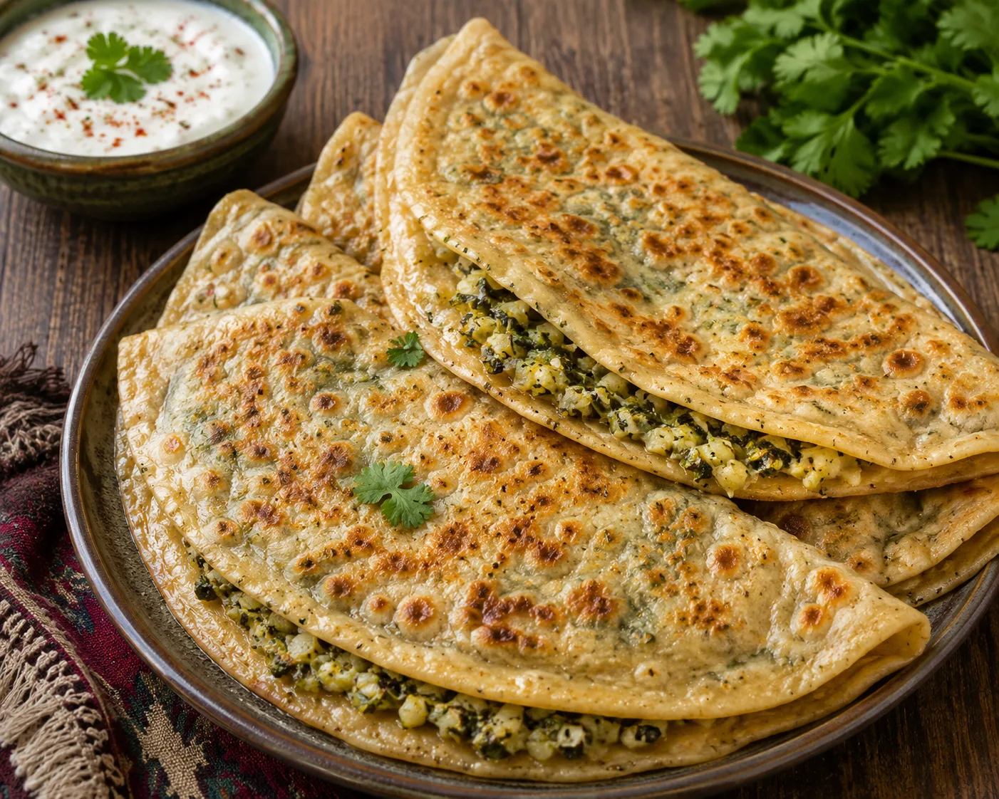 Bolani (Stuffed Flatbread)